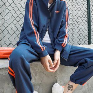 2021 spring and autumn retro casual sportswear set